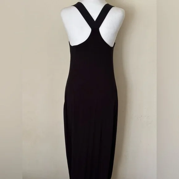 ATHLETA Elegant Black Sleeveless Maxi Dress Size XS - Picture 5 of 8